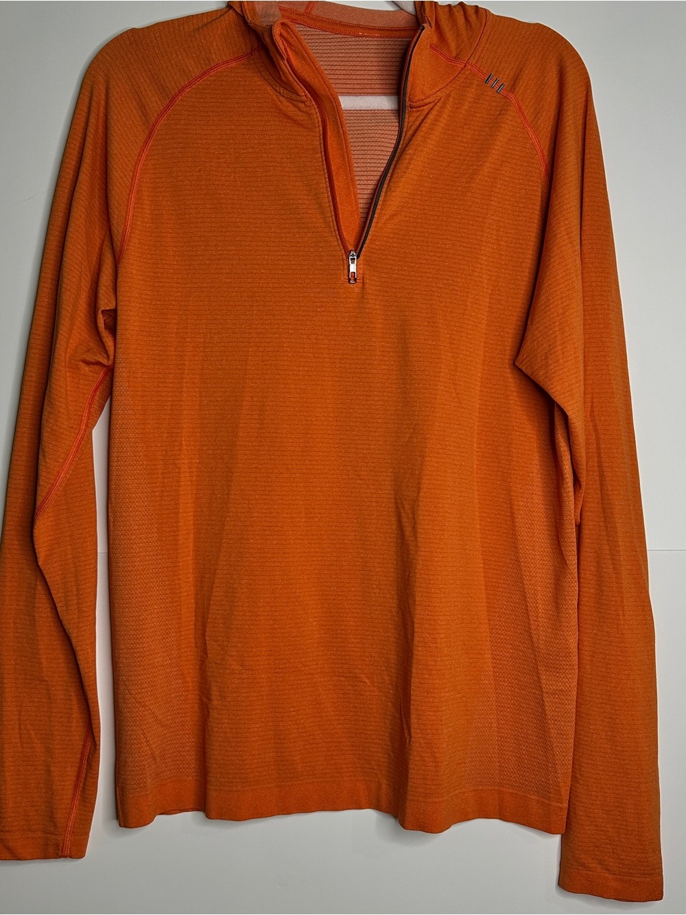lululemon athletica Orange Long-Sleeve Quarter-Zip Pullover